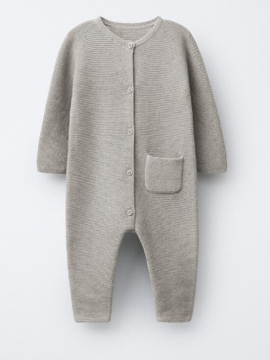 Zara Other - Zara Beuge Knit Long Sleeve Baby Onesie/Bodysuit